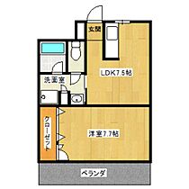 群馬県館林市本町4丁目（賃貸マンション1LDK・1階・36.00㎡） その2