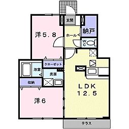 コーポ勢多II番館 1階/-