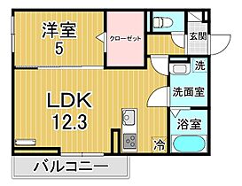 アリア大江  ｜ 滋賀県大津市大江１丁目（賃貸アパート1LDK・2階・42.79㎡） その2