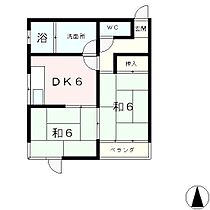 ハイツシモ  ｜ 滋賀県大津市国分２丁目（賃貸マンション2DK・2階・44.00㎡） その2