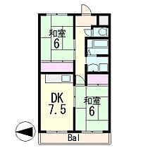 ベルパーク北山田  ｜ 滋賀県草津市北山田町（賃貸マンション2LDK・3階・49.68㎡） その2