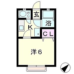 間取図画像 1K