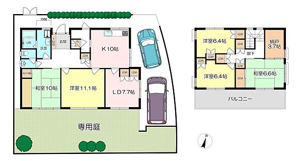 間取りを拡大表示