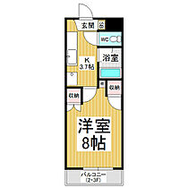 クリエすがの 2-E ｜ 長野県松本市大字神林（賃貸マンション1K・2階・24.00㎡） その2