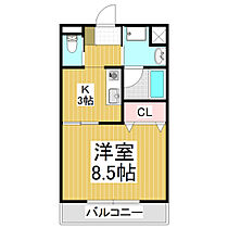 サウスグリーン  ｜ 長野県塩尻市大字広丘原新田（賃貸マンション1K・1階・29.75㎡） その2