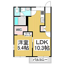 フレグランスリバティB棟  ｜ 長野県塩尻市大字広丘高出（賃貸アパート1LDK・2階・38.83㎡） その2