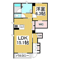 テロワール松本村井  ｜ 長野県松本市村井町南1丁目（賃貸アパート1LDK・1階・57.14㎡） その2