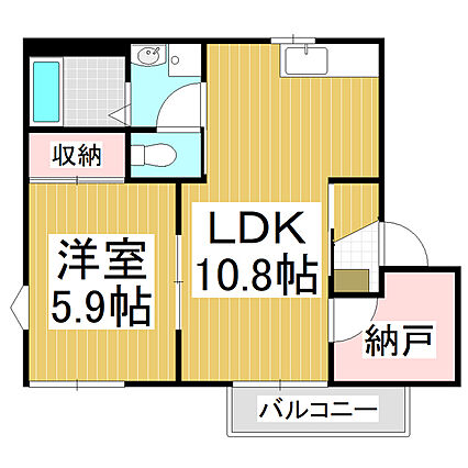 フレグランスシャレムB_間取り_0