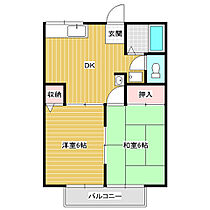 シティハイムグランヒル  ｜ 長野県塩尻市大字広丘吉田（賃貸アパート2DK・2階・41.98㎡） その2