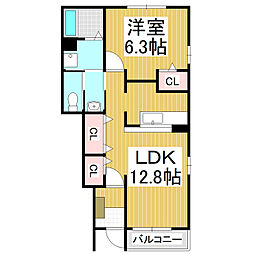 間取図画像 1LDK