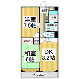 間取図画像 2DK
