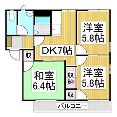 物件の間取り