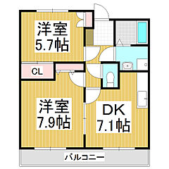 物件の間取り