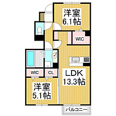 物件の間取り
