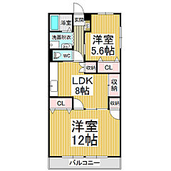 物件の間取り