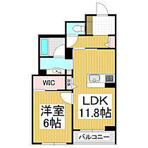 ＲＥＶ・ＭＯ　Ｅｍｅｒａｌｄ  ｜ 長野県松本市笹部2丁目（賃貸マンション1LDK・2階・48.20㎡） その2