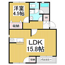 ソリッドリバーサイド松本  ｜ 長野県松本市筑摩4丁目（賃貸マンション1LDK・3階・50.42㎡） その2