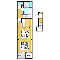 長野県松本市大字島内（賃貸アパート1LDK・2階・38.81㎡） その2