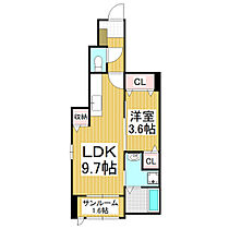 長野県松本市井川城3丁目（賃貸アパート1LDK・1階・38.28㎡） その2