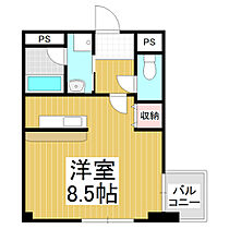 サームスコマツ  ｜ 長野県松本市本庄1丁目（賃貸マンション1R・2階・33.00㎡） その2