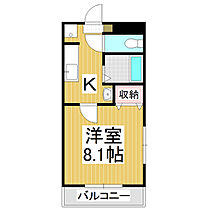 コーポ大北　Ｂ棟  ｜ 長野県松本市大字笹賀（賃貸アパート1K・1階・27.01㎡） その2