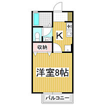 アマール  ｜ 長野県松本市平田東1丁目（賃貸アパート1K・1階・26.71㎡） その2