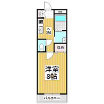 マンションピースフル  ｜ 長野県松本市双葉（賃貸アパート1K・2階・30.43㎡） その2