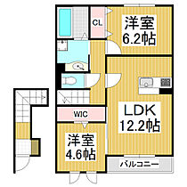 BRONTE（ブロンテ）  ｜ 長野県松本市筑摩3丁目（賃貸アパート2LDK・2階・59.91㎡） その2