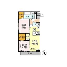Gran Luxe 2LDKの間取図画像