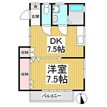 ハイホームマルタ  ｜ 長野県駒ヶ根市赤穂（賃貸アパート1DK・2階・36.40㎡） その2