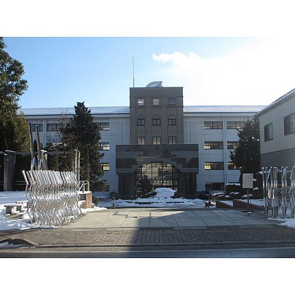 画像28:高校・高専「長野県飯田高校まで1248ｍ」
