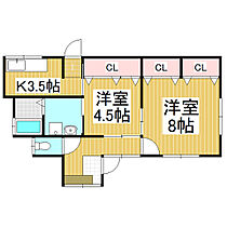 斉藤住宅  ｜ 長野県飯田市松尾明（賃貸一戸建2K・--・40.20㎡） その2