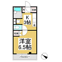 藤忠コーポ2  ｜ 長野県飯田市吾妻町（賃貸マンション1K・4階・22.27㎡） その2