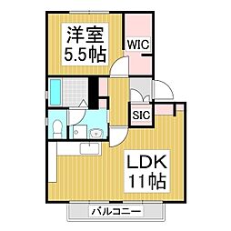 間取図画像 1LDK