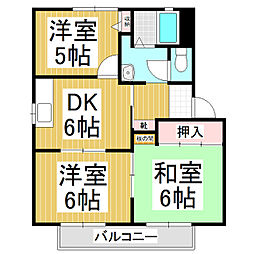 ファインパレスG 3DKの間取図画像
