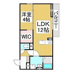 サニーコート久家 1LDKの間取図画像