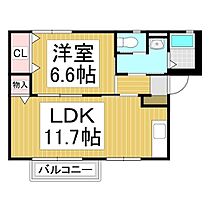 ハーモニー北島  ｜ 長野県長野市若穂綿内（賃貸アパート1LDK・2階・42.60㎡） その1