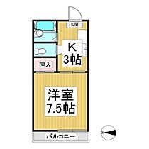 ハイツみやうら2 201 ｜ 長野県中野市大字岩船（賃貸アパート1K・2階・24.00㎡） その2