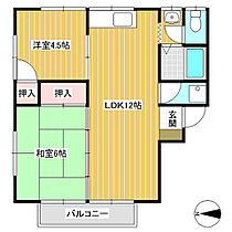 メゾン柿の木  ｜ 長野県中野市大字吉田（賃貸アパート2LDK・1階・47.00㎡） その2