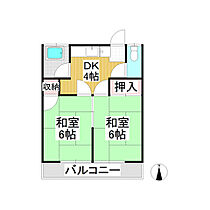 垂沢アパート（2F建）  ｜ 長野県須坂市墨坂5丁目（賃貸アパート2K・1階・34.00㎡） その2