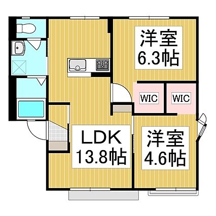 フレグランス江部_間取り_0