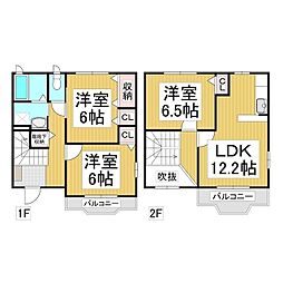 ルミネッセンスB棟 3LDKの間取図画像