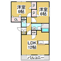 北長野レジデンス  ｜ 長野県長野市吉田4丁目（賃貸マンション2LDK・1階・53.00㎡） その2