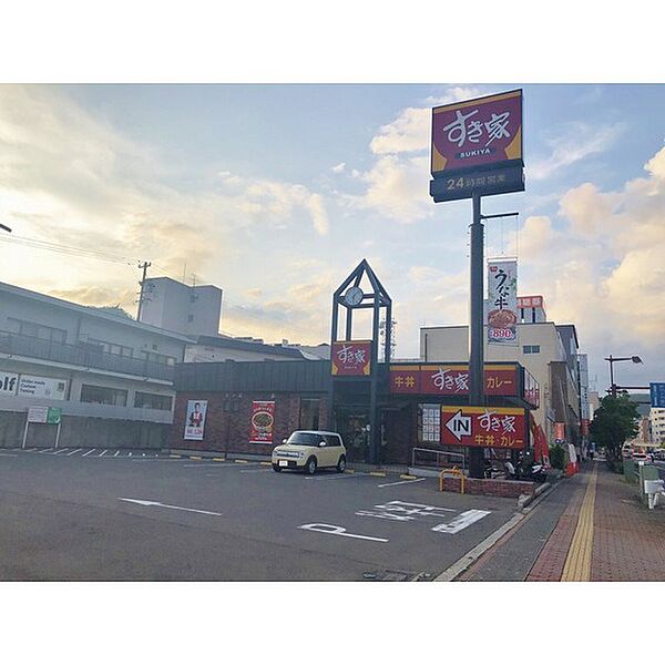 画像27:飲食店「すき家19号長野中御所店まで740ｍ」