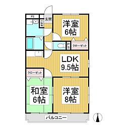 間取図画像 3LDK