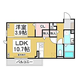 間取図画像 1LDK