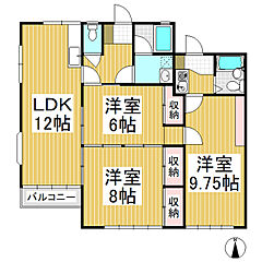 物件の間取り