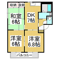 物件の間取り