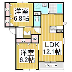 物件の間取り