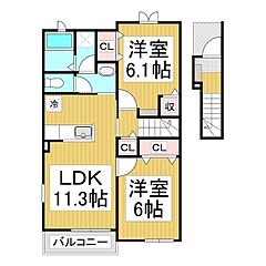 物件の間取り